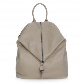 Rucsac dama din piele naturala DiAmanti Zanella Taupe Chiaro